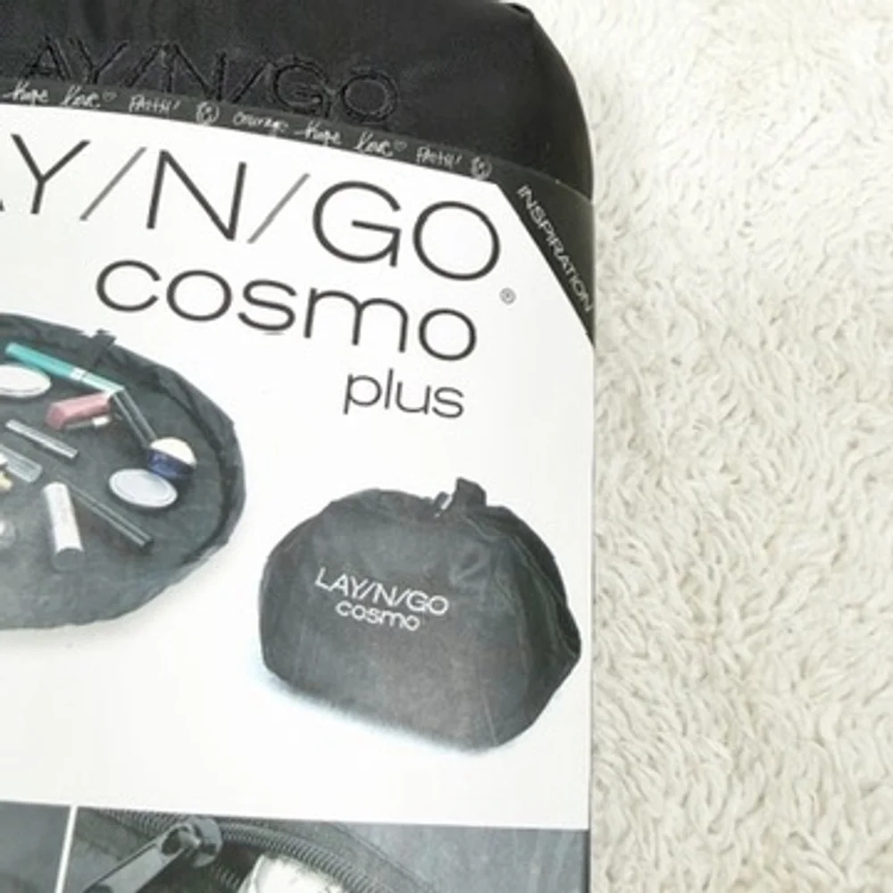 Lay-n-Go Cosmo Plus Drawstring Cosmetic Bag Black 21